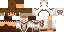 Minecraft skin texture, 64x32 legacy pixels