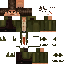 Minecraft skin texture, 64x64 pixels