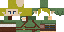 Minecraft skin texture, 64x32 legacy pixels