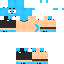 Minecraft skin texture, 64x64 pixels