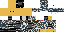 Minecraft skin texture, 64x32 legacy pixels