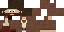 Minecraft skin texture, 64x32 legacy pixels