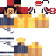 Minecraft skin texture, 64x64 pixels