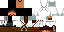 Minecraft skin texture, 64x32 legacy pixels