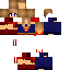 Minecraft skin texture, 64x64 pixels