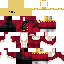 Minecraft skin texture, 64x64 pixels