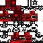 Minecraft skin texture, 64x64 pixels