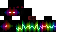 Minecraft skin texture, 64x32 legacy pixels
