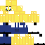 Minecraft skin texture, 64x64 pixels