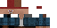 Minecraft skin texture, 64x32 legacy pixels
