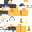 Minecraft skin texture, 64x64 pixels