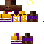 Minecraft skin texture, 64x64 pixels