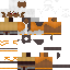 Minecraft skin texture, 64x64 pixels