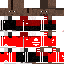 Minecraft skin texture, 64x64 pixels