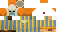 Minecraft skin texture, 64x32 legacy pixels