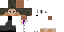 Minecraft skin texture, 64x32 legacy pixels