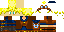 Minecraft skin texture, 64x32 legacy pixels