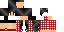 Minecraft skin texture, 64x32 legacy pixels