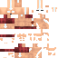 Minecraft skin texture, 64x64 pixels