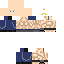Minecraft skin texture, 64x64 pixels