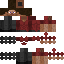 Minecraft skin texture, 64x64 pixels