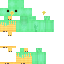 Minecraft skin texture, 64x64 pixels