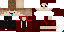 Minecraft skin texture, 64x32 legacy pixels