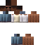 Minecraft skin texture, 64x64 pixels