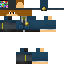 Minecraft skin texture, 64x64 pixels