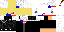 Minecraft skin texture, 64x32 legacy pixels