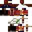 Minecraft skin texture, 64x64 pixels