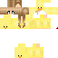 Minecraft skin texture, 64x64 pixels