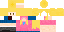 Minecraft skin texture, 64x32 legacy pixels