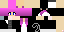 Minecraft skin texture, 64x32 legacy pixels