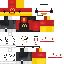 Minecraft skin texture, 64x64 pixels