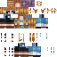 Minecraft skin texture, 64x64 pixels