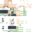 Minecraft skin texture, 64x64 pixels