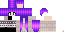 Minecraft skin texture, 64x32 legacy pixels
