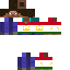 Minecraft skin texture, 64x64 pixels