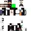 Minecraft skin texture, 64x64 pixels