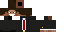 Minecraft skin texture, 64x32 legacy pixels