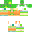 Minecraft skin texture, 64x64 pixels