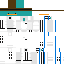Minecraft skin texture, 64x64 pixels