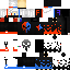Minecraft skin texture, 64x64 pixels