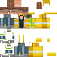 Minecraft skin texture, 64x64 pixels