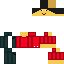 Minecraft skin texture, 64x64 pixels