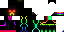 Minecraft skin texture, 64x32 legacy pixels