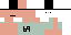 Minecraft skin texture, 64x32 legacy pixels