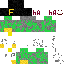 Minecraft skin texture, 64x64 pixels