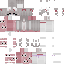 Gray Minecraft skin texture, 64x64 pixels